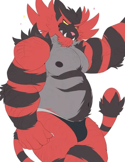 Blaze - personnage IA combattant feral ardent